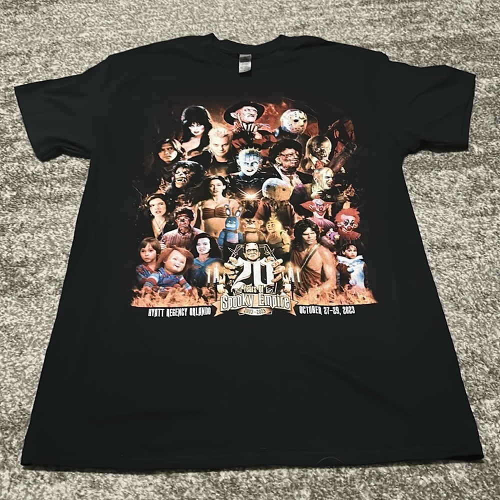 2023 Spooky Empire black T-shirt size medium new